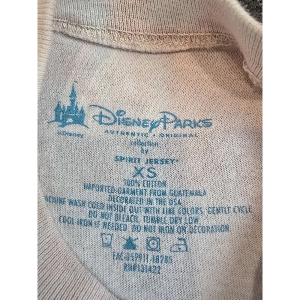 Disneyland Resort Spirit Jersey Adult XS Pastel Cotton Candy Tie Dye Shirt